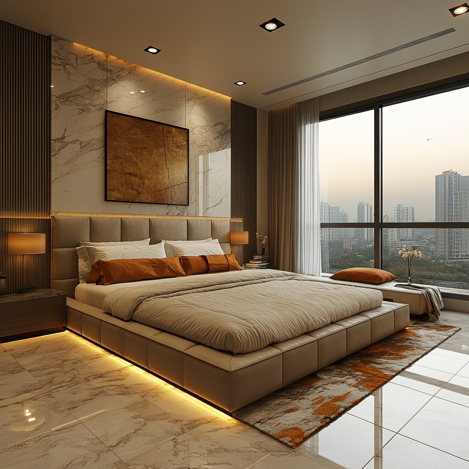 Comfortable bedroom